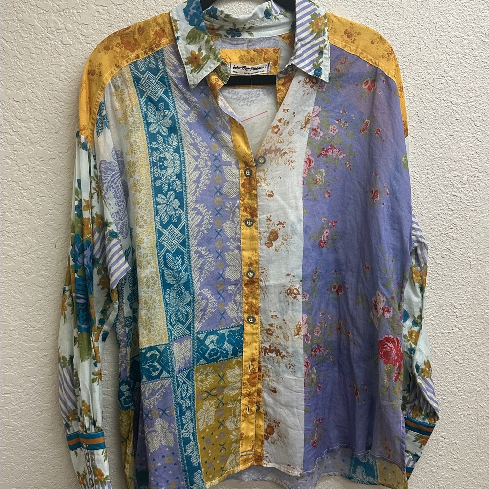 NWOT We The Free Flower Patch Top-Berry Combo - Picture 2 of 6